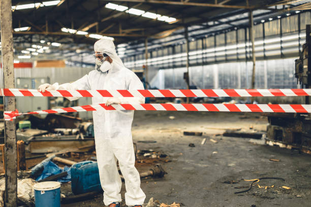Professional Hoarding Cleanup technician working in Elberta, UT